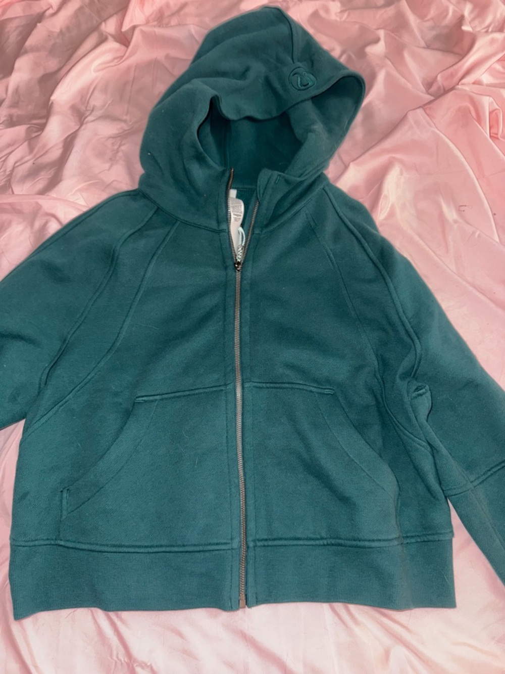 Lululemon Green Jasper full zip hoodie M/L